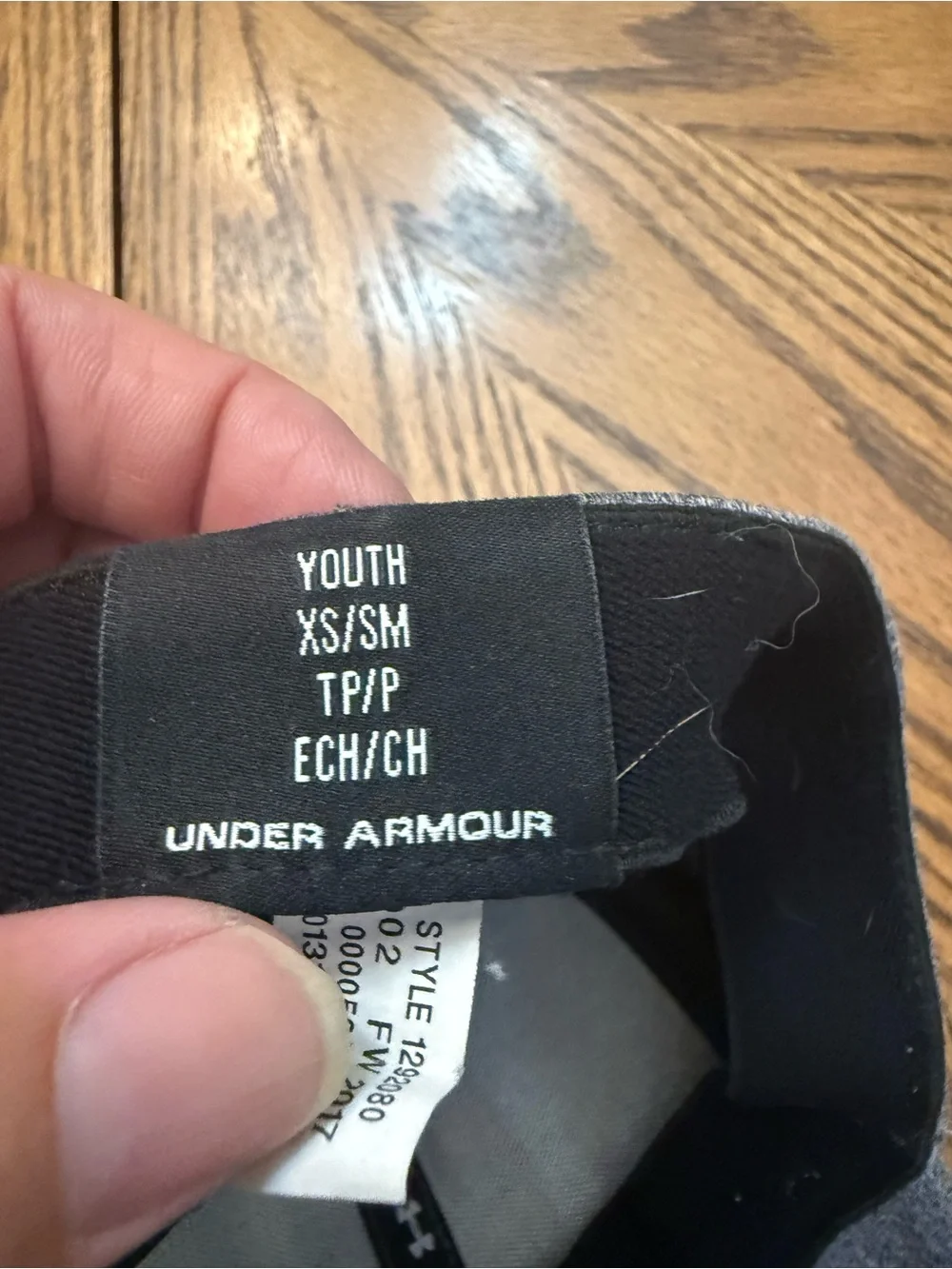 Under Armour Gray Hat with Orange Outline Logo